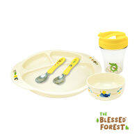 Blessed Forest ชุดทานอาหาร All-in-1 Dinnerware Set แถมฟรี ขอบฝาซิลิโคน O-ring 1 ชิ้น