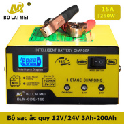 Chính hãng Máy sạc bình ắc quy 12V 24V từ 3AH-200AH BOLAIMEI cho ô tô xe