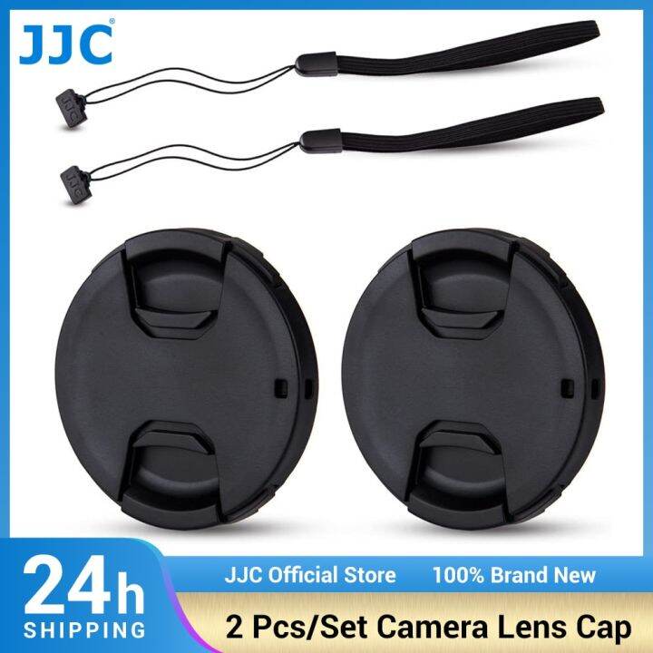 jjc-2pcs-camera-lens-cap-lens-cover-holder-49mm-52mm-55mm-58mm-62mm-67mm-72mm-77mm-82mm-slr-dslr-accessories-for-canon-nikon