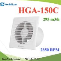 พัดลมดูดอากาศ Axial FAN 6นิ้ว เสียงเงียบ ปลั๊กไฟ AC 220V Type C ช่องลมแนวตรง รุ่น HGA-150C