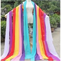 hot【DT】 2.5Mter Belly Scarf Bellydance Veil Scarves Shawl Chinese Costume Accessories