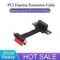 PCIE X1สายเคเบิล90องศามุมขวา PCIe 3.0 X1 To X1สายพ่วง8Gbps PCI Express 1X Riser Card