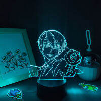 มังงะ Ouran โรงเรียนมัธยมโฮสต์คลับอะนิเมะรูปกษัตริย์ Tamaki Suoh 3D Led โคมไฟ RGB ไฟในคืนของขวัญที่มีสีสันห้องนอนตกแต่งตาราง