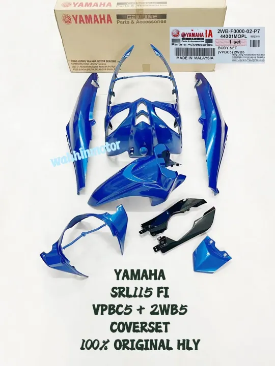 Yamaha Lagenda115 Fi Srl115 Fi Vpmc5 Metalic Blue Full Body Coverset 100 Original Hly Lazada 4099