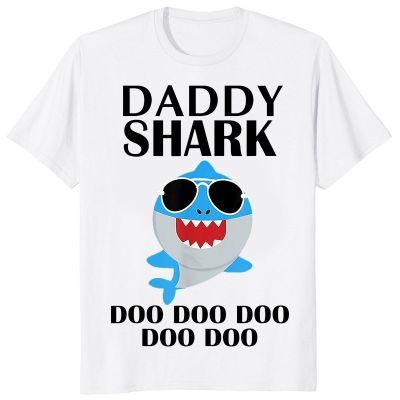 Fathers Day Shirt | Daddy Shark Shirt | Clothing | Tshirt - Tshirt Day Christmas Shirt Male XS-6XL