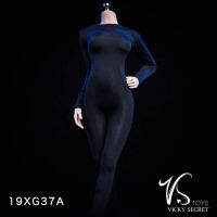 19XG38 16 Scale สีทึบแน่น Bottoming Undercoat แขนยาวแขนกุด Jumpsuit เสื้อผ้าตุ๊กตาสำหรับ12 "Action Figure