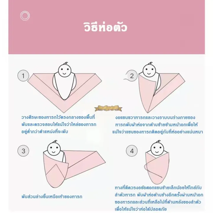 ผ้าห่อตัว110-120-ผ้าห่อตัวเด็ก-มัสลินแบมบู-ผ้าฝ้ายมัสลิน-ผ้าห่อตัวทารก-ผ้าเตรียมคลอด