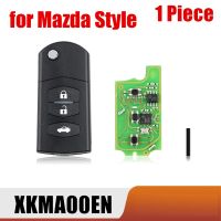 XKMA00EN Universal Wire Remote Key Fob Flip 3 Button Replacement Accessories for Style for VVDI Key Tool