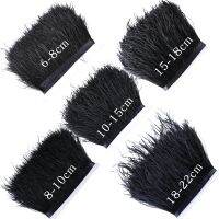 1Meter 6-22CM Fluffy Soft Feather Trim Feathers Fringe for Wedding Event Dresses Sewing Accessory