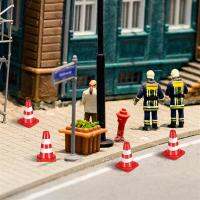 Limited Time Discounts 50Pcs Cones Mini Traffic Miniaturetraining Roadblocks Signs Small Constructionsafety Ornament Red Roadcone Tiny Sign Parking