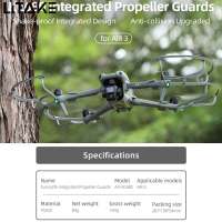 Propeller Guard Quick Release Removable Propellers Protector 360° Protective Anti-Collision Ring Compatible for DJI Air 3