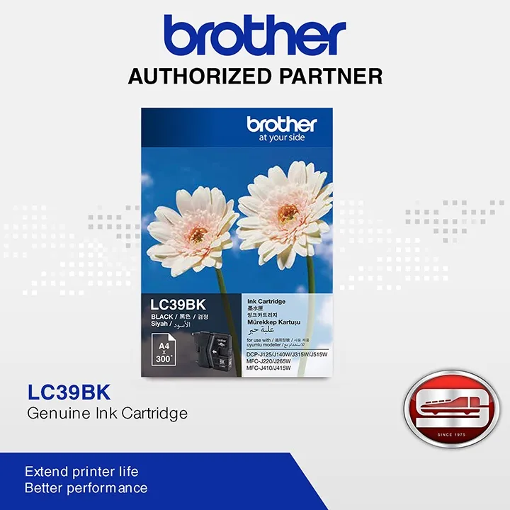 Brother LC39BK Black Ink Cartridge Lazada PH