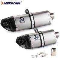 420MM 470MM รถจักรยานยนต์ท่อไอเสียท่อไอเสียหนี Moto Akrapovic กระป๋อง Muffler Universal สำหรับ R3 BENELLI 600 TNT 600 Z800 RC200 KTM 690DUKE ฯลฯ