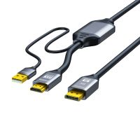 【สินค้าใหม่】 HDMI ที่ออกแบบมาใหม่ใช้กับสายตัวแปลง DisplayPort 8K/30Hz 4K120Hz