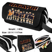 Haikyuu เคสดินสอผ้าใบลายการ์ตูนสำหรับนักเรียน,กล่องใส่ดินสอสำหรับเด็กผู้ชายและเด็กผู้หญิง