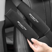 For Mazda skyactive Seat belt shoulder pads breathable protective seat belt padding driver shoulder care Car accessory interior Seat Covers