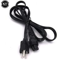 Laptop Power Cable 1.2m 3 Prong USA Plug IEC 320 C5 Power Extension Cord For HP Dell Lenovo Notebook Charger Wires  Leads Adapters