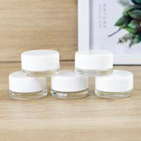 hot【DT】 7ml Refillable Glass Gifts Vials Cosmetics Jars Hyaline Vitreous Products Bottles 10Pcs