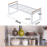 Countertop Layered Organizer Metal Cupboard Stand Spice Rack Cabinet Pantry Shelf Storage For Kitchen Bathroom