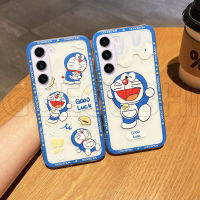 เคส Samsung S23ultra S23+ S23 ล่าสุด2023น่ารักการ์ตูนน่ารักโดราเอมอนซิลิโคนกันกระแทกปลอกอ่อนเคสโทรศัพท์ Samsung Galaxy S23 Ultra เคสโทรศัพท์กรณีทึ่คลุมใส