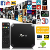 HDTV X96 Mini 4K Android 10.0 กล่องทีวีกล่อง S905W Quad Core 2.4G Wifi Smart Tv Set Top Box X96mini（ปรับปรุงแล้ว） MJ4