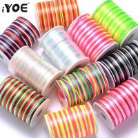 【YD】 iYOE 20meter 2.5mm Gradient Colorful Stain Silk Cord Rope Thread Jewelry String( Not 1 Roll)