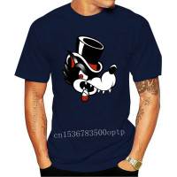 New T Shirt LUCKY No Club Top Hat Lone Wolf Rockabilly Men T-shirt Cartoon Print Short Sleeve Tee Shirts Free Shipping