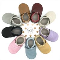 Baby Shoes Cow Leather Bebe Booties Soft Soles Non-slip Footwear Toddler First Wakers Boys And Girls Slippers