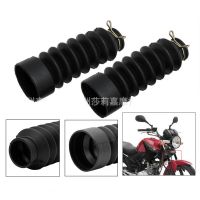 คู่ Moto เปลือกตัวหน่วงการสั่นสะเทือนสำหรับ Yamaha JYM25 YBR125ถุงเท้า Garpu Depan Motor บู๊ตมอเตอร์ Gators ฝาครอบกันฝุ่น