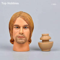 2021Headplay 16 Male Military Head Sculpt C-0003 Kurt Cobain Male Head Carving Model Fit 12" Phincen Action Figure Doll Body Toys