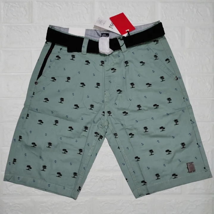 Premium Overruns Shorts for Men Printed With Belt | Lazada PH