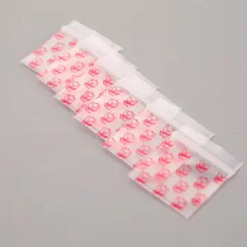 100pcs transparent small ziplock plastic bags