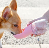 PC-005 กระบอกน้ำสัตว์เลี้ยง สุนัข แมว แบบพกพา ขวดน้ำหมาพกพา PET CARE CUP OUTDOOR