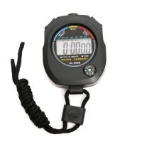 【YF】☏✟  Digital Stopwatch Chronograph with Wristband Alarm 24H Handheld Timer for