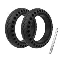 Electric Scooter Tire Set Scooter Tires Replacement Electric Scooter Wheels Replacement Tire for Xiaomi M365 Black