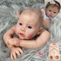 【YF】 New 20Inch Painted Reborn Doll Kit Raven With Engraved Name and Cloth Body Unassembled Parts Toy