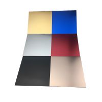 0.5mm 5052 Colorful Anodized Aluminium Sheet Plate Laser Cutting Engraving Marking Anti-Fingerprint Decorative Rainbow Textured Hand Tool Parts  Acces