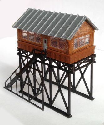 Outland Models Station Overhead Signal Box / Tower Z Scale Train Railway Layout