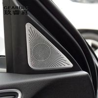 Car Styling Tweeter Speaker Window B column Sticker Trim For Audi Q3 2013-2018 Car Door Audio Speaker Cover Interior Accessories