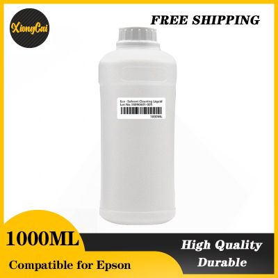 1000ML  Eco -Solvent Print Head Cleaning Liquid  DX5/DX6/DC7/DX10 TX800 XP600  For Espon  Use For Cartridge And Print Head