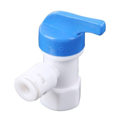 Tank Angle Ball Valve 1/4 Tube For RO Reverse Osmosis Filter System Purifier 50PB Plumbing Valves