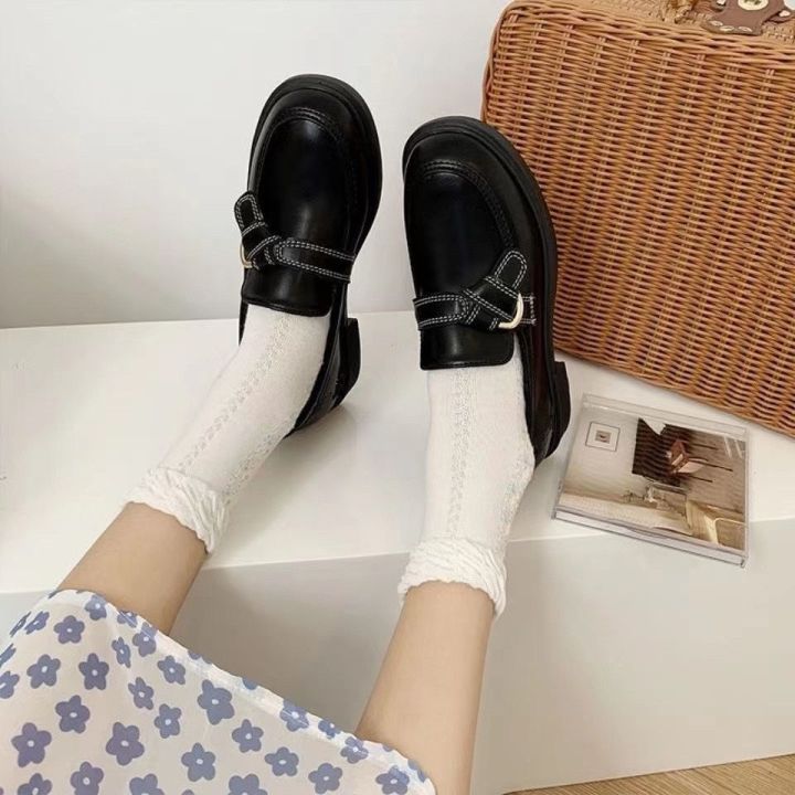 spring-and-autumn-new-small-leather-shoes-womens-summer-british-style-small-black-peas-soft-sole-thin-professional-comfort-work-shoes