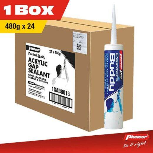 direct deal 1 Box Pioneer Painters Buddy Acrylic Gap Sealant 480g