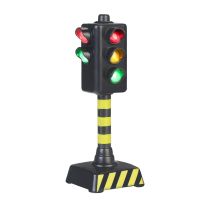 Mini Traffic Signal Light Toy Model Simulation Road Sign Scene Sound LED Kid Traffic Safe Education Learning Toy Car Accessories