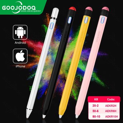 GOOJODOQ ดินสอ1 2ปากกา Stylus สากลสำหรับ Ipad 2021 Air 2 Ipad Pro 11 12.9ดินสอปากกาแท็บเล็ต IOS