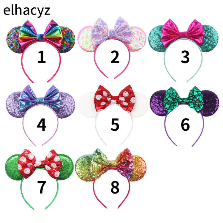 10pcslot-cute-3-3-sequin-mouse-ears-hairband-for-girls-glitter-bow-headband-women-party-headwear-colorful-hair-accessories