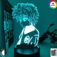 ใหม่ Hunter X อะนิเมะ Led Night Light Killua Zoldyck รูป Nightlight เปลี่ยนสี Usb แบตเตอรี่ตาราง3d โคมไฟของขวัญ Dropshipping