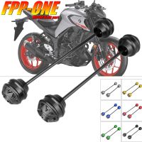 FATPAPA -Front Rear Wheel Protector Axle Fork Crash Slider For YAMAHA MT03 MT-03 MT25 MT-25 2015-2020