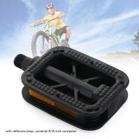 14mm Bicycle Pedals 9/16 Universal Foot Plat Pedal MTB Cycling Folding Bike Parts Biking Portable Dustproof Cycling Parts