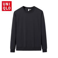 ร้อน, ร้อน★Uniqlo เสื้อกันหนาว แขนยาว ผ้าฝ้ายแท้ ทรงหลวม พลัสไซซ์ สําหรับผู้ชาย และผู้หญิง